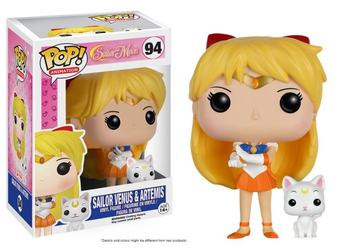 POP! Vinyl: Sailor Moon: Sailor Venus & Artemis 10cm