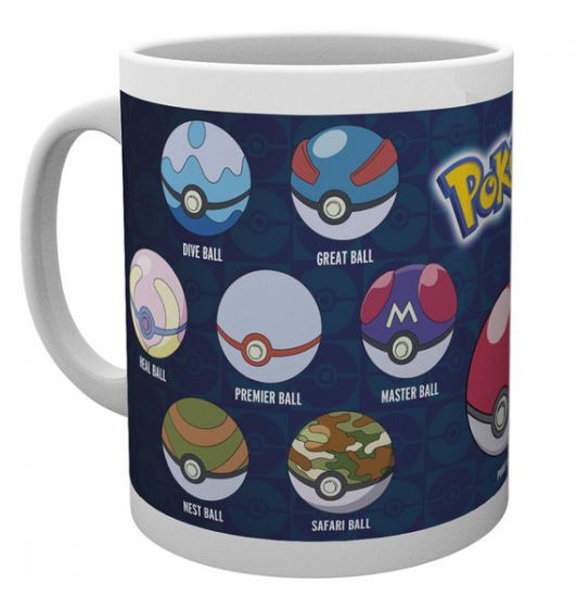Pokemon - Mug 300 ml / 10 oz - Ball Varieties