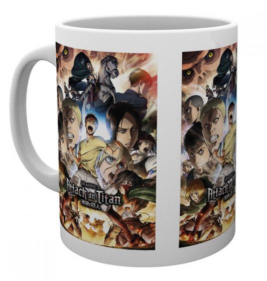 Attack on Titan - Mug 300 ml / 10 oz -Collage Key Art