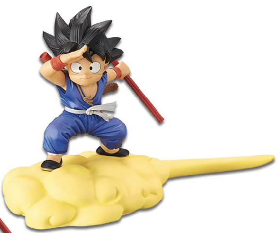 Dragon Ball Figure Pure Heart Figure Kintoun Kid Goku Blue Colour